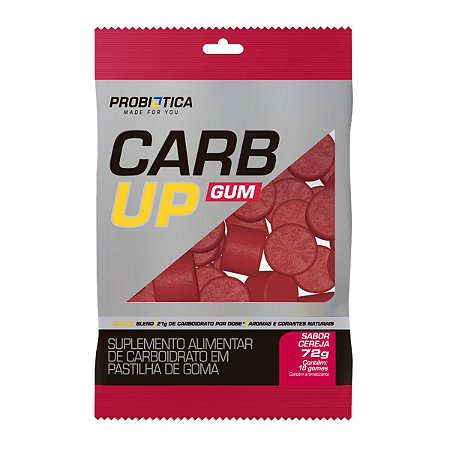 Carb Up Gum Cereja 72g (18 Gomas) - Probiotica