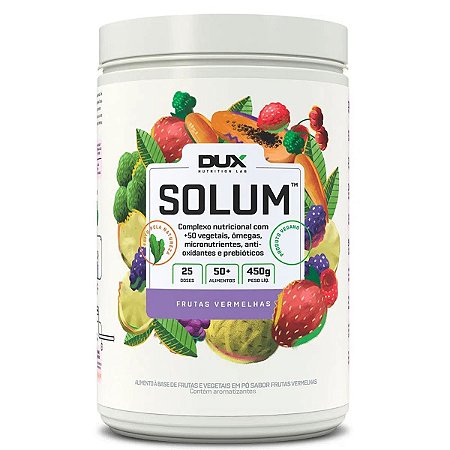 Solum Frutas Vermelhas 450g - Dux Nutrition