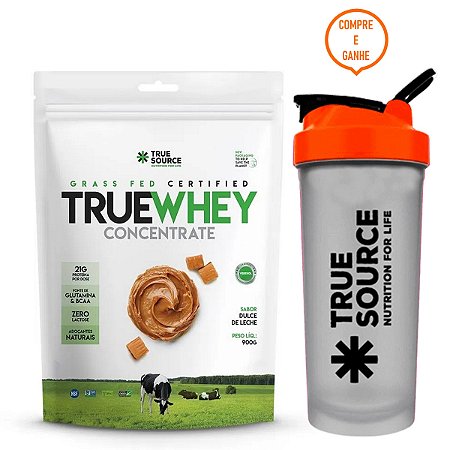 True Whey Grass Fed Doce de Leite 900G - True Source