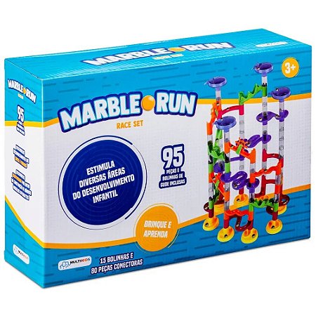Marble Run Race Set 95 Peças - Multikids