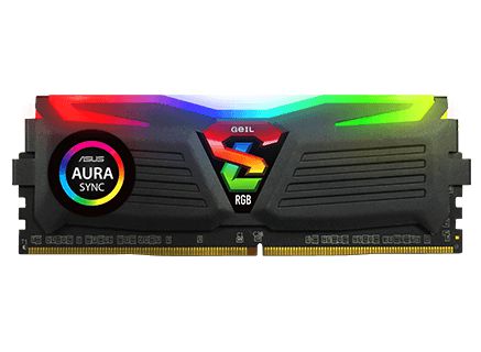 Memória Geil Super Luce RGB, 16GB 3000Mhz DDR4 CL16 - GALS416GB3000C16ASC