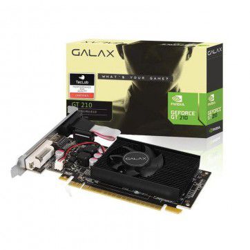 Placa De Video Galax Nvidia GT210 1GB DVI HDMI VGA - 21GGF4HI00NP