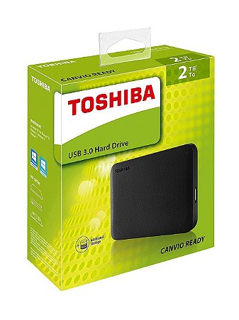 HD Externo Toshiba 2TB USB 3.0 Canvio Basics HDTB420XK3AA