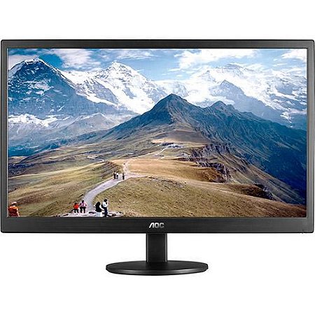 Monitor AOC 21,5' LED Full HD Widescreen Ultra Slim E2270SWN Preto Full HD