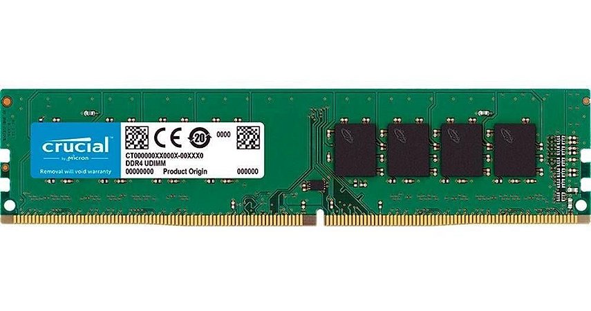 Memória Crucial 4GB DDR4 2400Mhz - Intervia Online - 43-99867-4716 / Loja  Informática - Pc Gamer - Assistência técnica