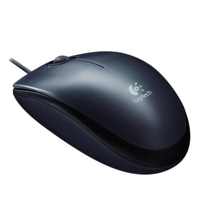 Mouse Óptico Logitech USB M90 Preto