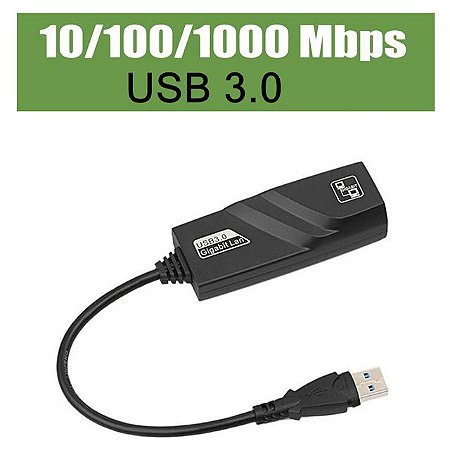 Adaptador Ethernet USB 3.0 10/100/1000 MBps