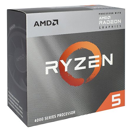 Processador AMD Ryzen 5 4600G 3.7GHZ (4.2GHZ Turbo Cache) 11MB AM4 c/ Vídeo ATI Radeon Vega 7 Intergrado