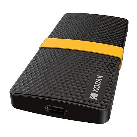 HD Externo 256GB Kodak X200 SSD USB 3.0