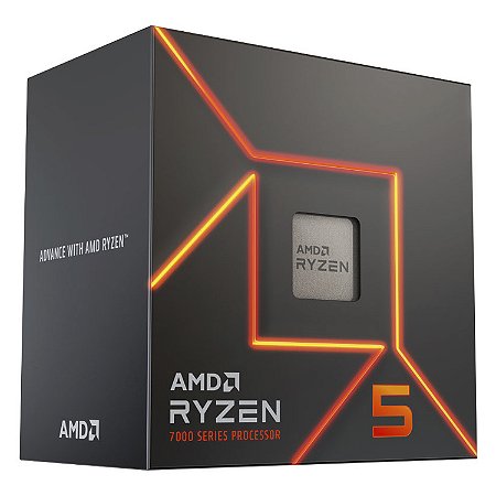 Processador AMD Ryzen 5 7600 AM5 3.8Ghz (5.1Ghz Max Turbo) - 100-100001015BOX