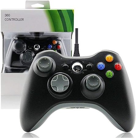 Controle Com Fio Xbox Android Cor Preto/ Pc