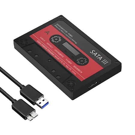 Case HD SATA 2.5 USB 3.0 Fita Cassete