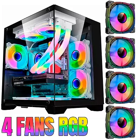 Computador Intervia Ryzen 5 8400F + 32GB DDR5 + NVME 1TB + RTX 5060 8GB DDR7