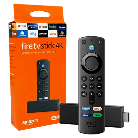 Fire TV Stick 4K Amazon com Controle Remoto por Voz com Alexa (inclui comandos de TV e aparelhos