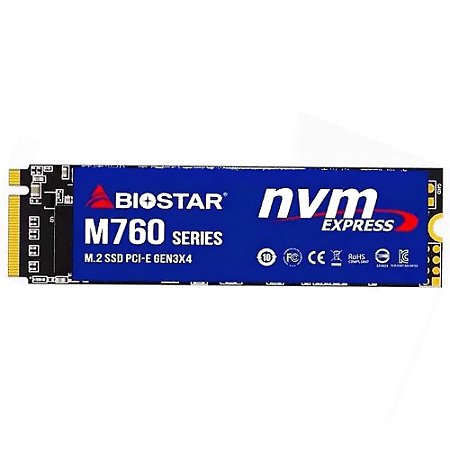 HD SSD 512GB BIOSTAR 2.5" M760 M.2 NVMe