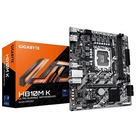 Placa Mãe Gigabyte H810M K Socket LGA 1851 / DDR5