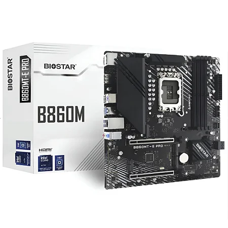 Placa Mãe Biostar B860MT-e Pro Socket LGA 1851 / DDR5