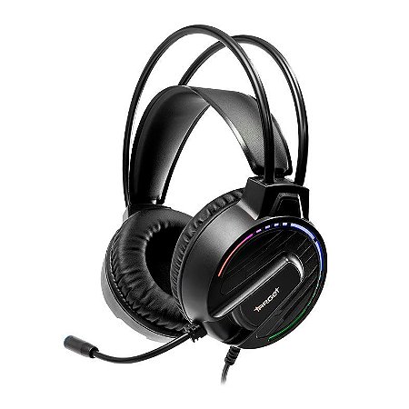Headset Gamer TGT B33, Rainbow, Drivers 50mm, Preto