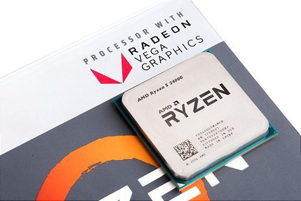 PROCESSADOR AMD RYZEN R5-2400G 3.9GHZ AM4 6MB OEM + COOLER