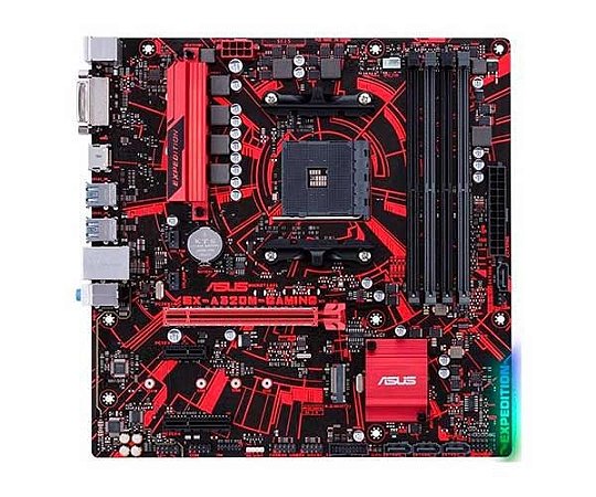 PLACA MÃE ASUS EX-A320M-GAMING SOCKET AM4 CHIPSET AMD A320