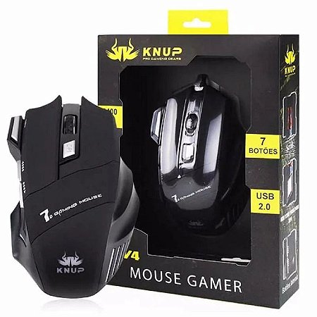 Mouse Gamer RGB Knup KP-V4