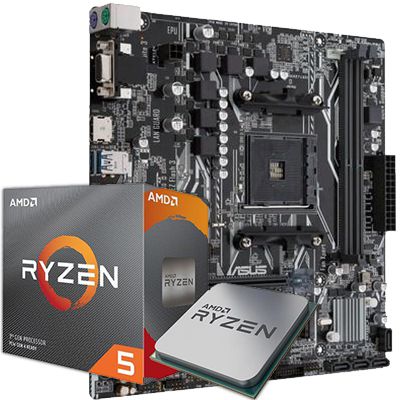 Kit Upgrade, AMD Ryzen 5 3600 3.6GHz AM4, ASUS A320M-K DDR4