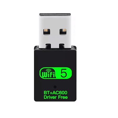 Adaptador Wireless Dual Band 600Mbps 5G Nano + Bluetooth