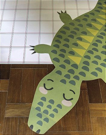 Tapete Playmat Selva Jacaré - 0,40 x 1,40