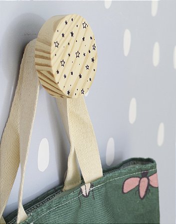 Gancho de Parede - 6cm x 6cm - Céu estrelado