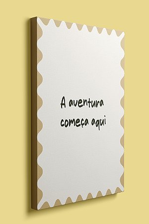 Quadrinho Canvas 25x36 - Aqua Aventura