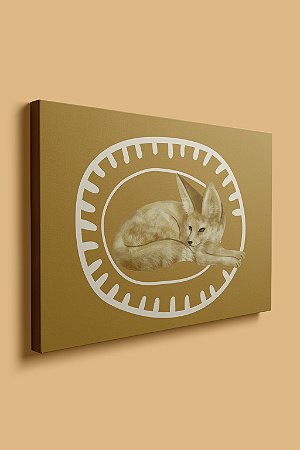 Quadrinho Canvas 25x36 - Aqua Lobinho