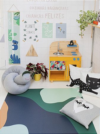 Tapete Playmat Selva Ondas - 1,00X1,20