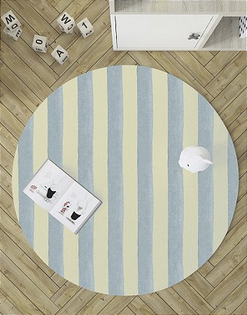Tapete Playmat Listrado Aqua - Pedacinho de Céu - 1,00D