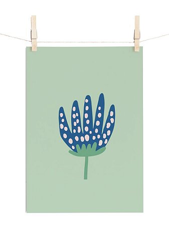 POSTER SELVA FLOR VERDE