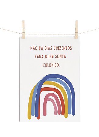 POSTER MYSTICONA SONHAR COLORIDO