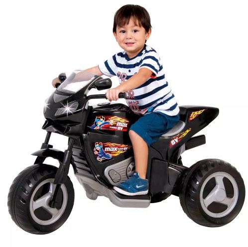 Moto Elétrica Infantil Max Turbo 6V Preta - Magic Toys
