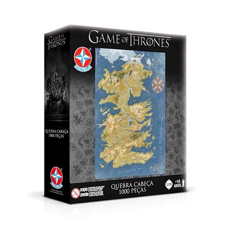 Quebra cabeça 1000 peças game of thrones Clearance