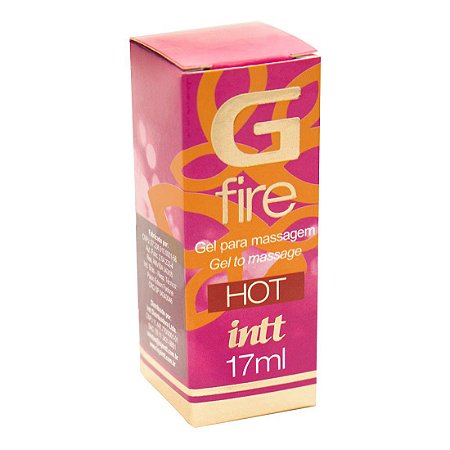 Gel Excitante Feminino G Fire Hot 17ml - Intt