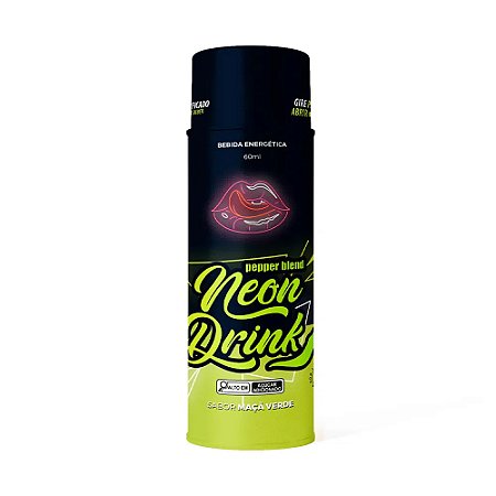 Bebida Energética Neon Drink 60ml Pepper Blend - Maçã Verde