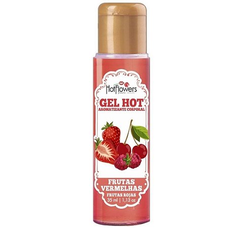 Gel Comestível Hot 35ml Hot Flowers - Frutas Vermelhas