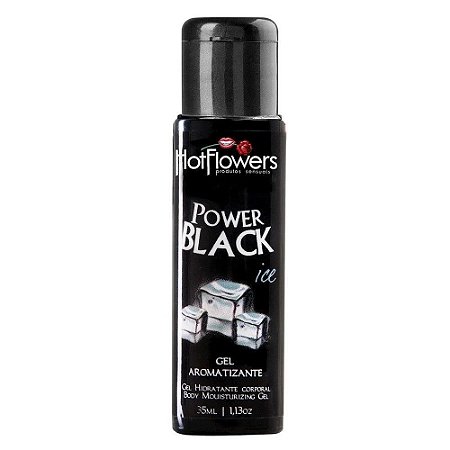 Gel Comestível Power Black Ice 35ml Hot Flowers