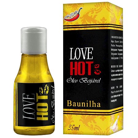 Gel Comestível Love Hot 35ml Chillies - Baunilha