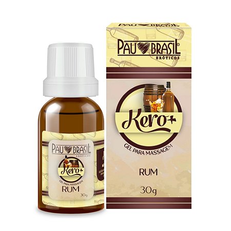 Kero+ Gel Comestível 30g Pau Brasil - Rum
