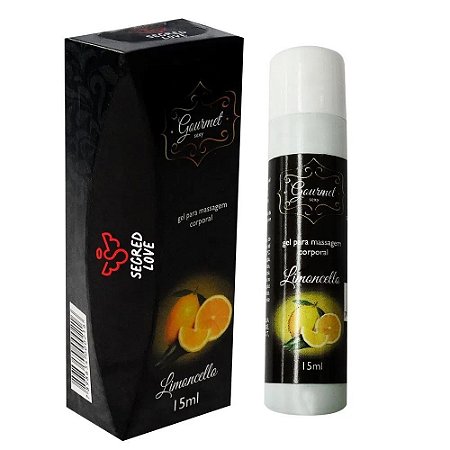 Gourmet Sexy Gel Comestível Para Sexo Oral 15ml Segred Love - Limão