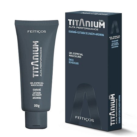 Titanium Gel Potencializador Masculino 30gr Feitiços