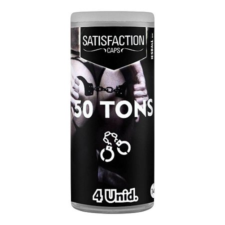 Bolinha Funcional 50 Tons 4 Unid Satisfaction Caps