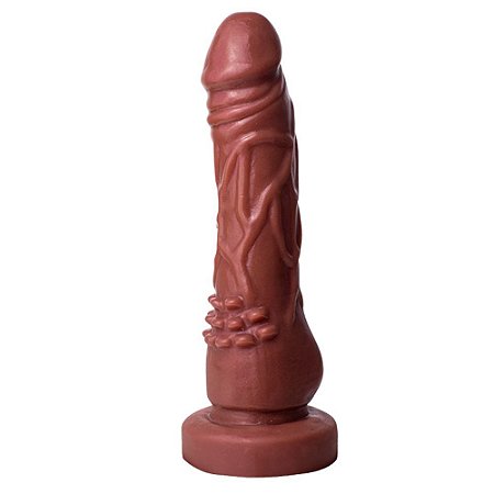 Pênis Maciço 18 X 4,6 Cm Soulsex - Chocolate