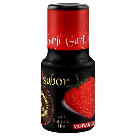 + Sabor Hot Gel Comestível 15ml Garji - Morango