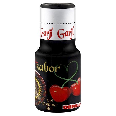 + Sabor Hot Gel Comestível 15ml Garji - Cereja