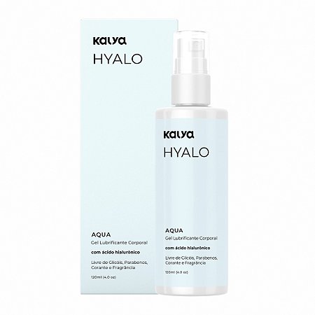Hyalo Aqua Lubrificante Corporal A Base De água Com ácido Hialurônico Kalya